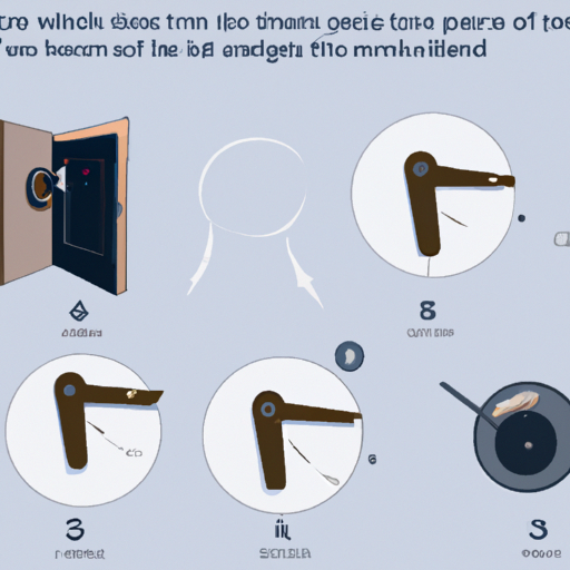3. אינפוגרפיקה שלב אחר שלב כיצד לשנות מנעול לדלת